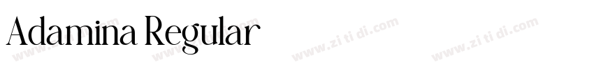 Adamina Regular字体转换